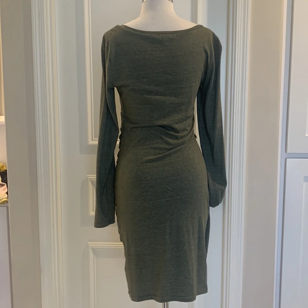 Leith Olive Dress